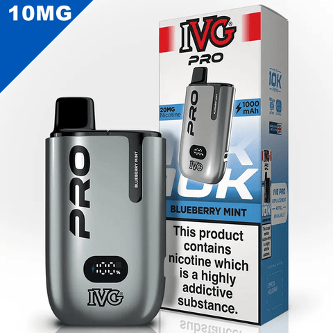 IVG Pro Vape Pod Kit Blueberry Mint 10mg