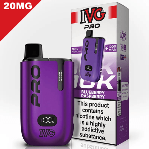 IVG Pro Vape Pod Kit Blueberry Raspberry 20mg