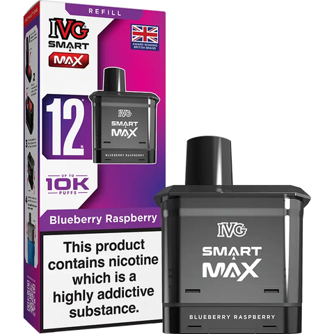 IVG Smart Max Replacement Prefilled Pods Blueberry Raspberry