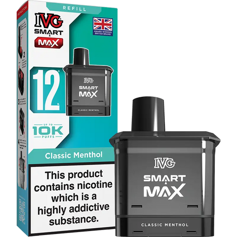 IVG Smart Max Replacement Prefilled Pods Classic Menthol
