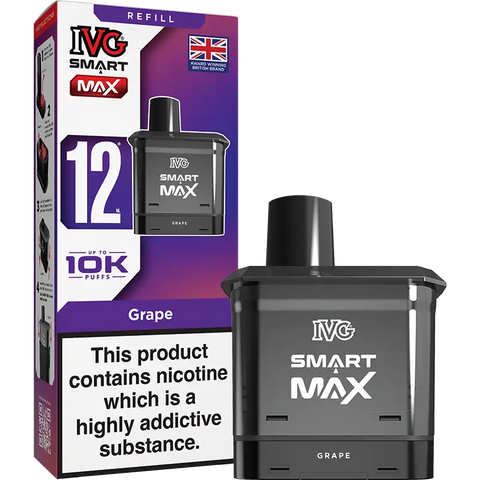IVG Smart Max Replacement Prefilled Pods Grape