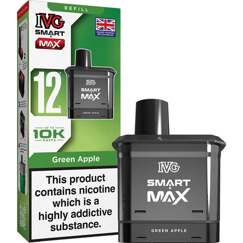 IVG Smart Max Replacement Prefilled Pods Green Apple