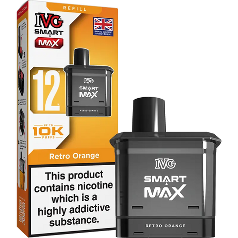 IVG Smart Max Replacement Prefilled Pods Retro Orange