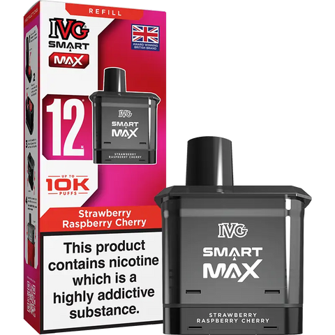 IVG Smart Max Replacement Prefilled Pods Strawberry Raspberry Cherry