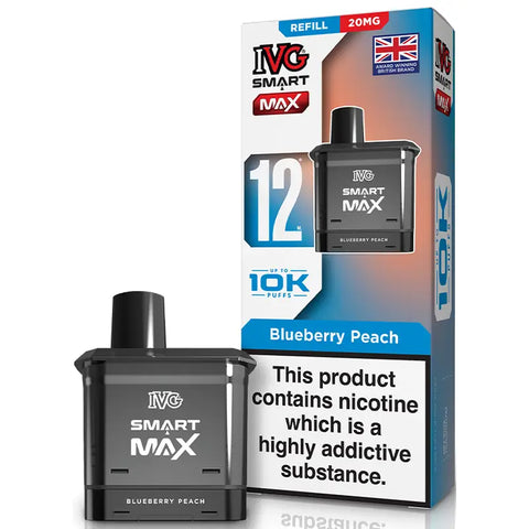 IVG Smart Max Replacement Prefilled Pods Blueberry Peach