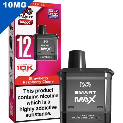 IVG Smart Max Replacement Prefilled Pods Strawberry Raspberry Cherry 10mg