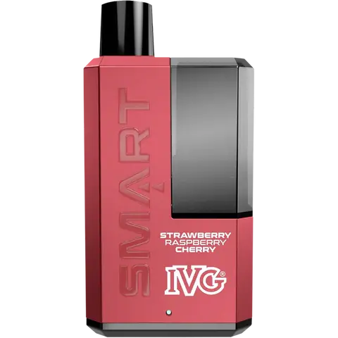 IVG Smart 5500 Rechargeable Pod Vape Kit Strawberry Raspberry Cherry
