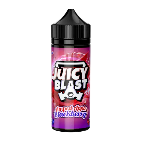 Juicy Blast 100ml Shortfill Vape Juice Amped Apple Blackberry
