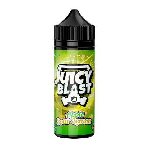 Juicy Blast 100ml Shortfill Vape Juice Apple Sour Lemon