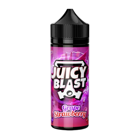 Juicy Blast 100ml Shortfill Vape Juice Grape Strawberry
