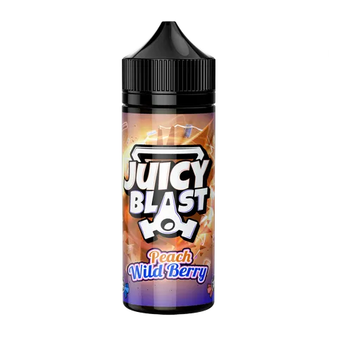 Juicy Blast 100ml Shortfill Vape Juice Peach Wild Berry