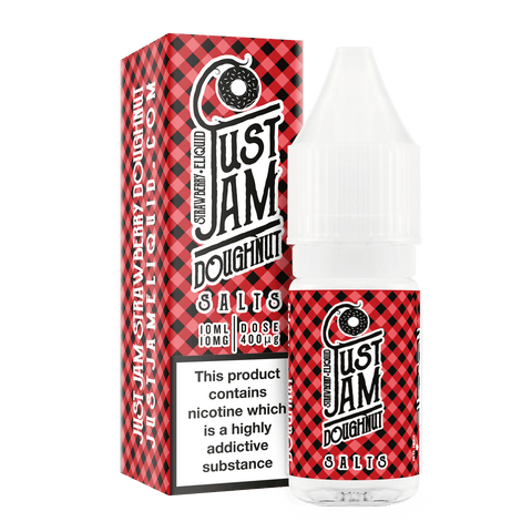 Just Jam Nic Salt E-liquids Strawberry Doughnut