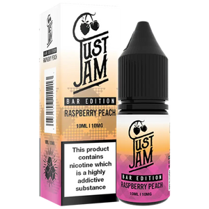Just Jam Raspberry Peach Bar Edition Nic Salt 10ml