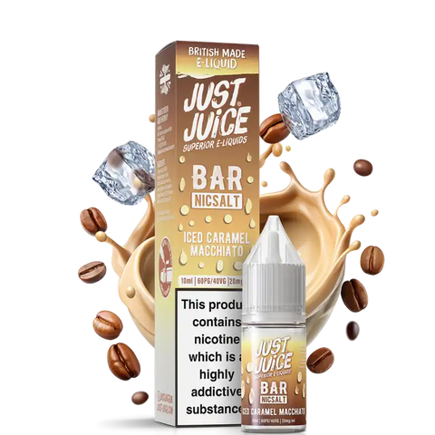 Just Juice Bar Nic Salt Iced Caramel Macchiato