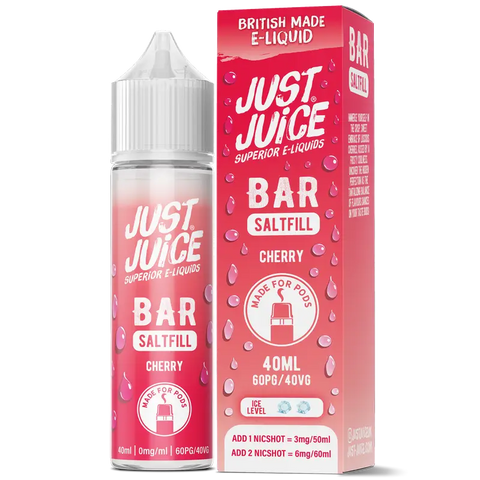 Just Juice Bar 40ml Saltfill Cherry