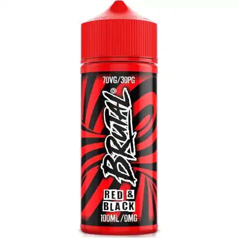 Just Juice BRUTAL 100ml Shortfill E-Liquids Red & Black