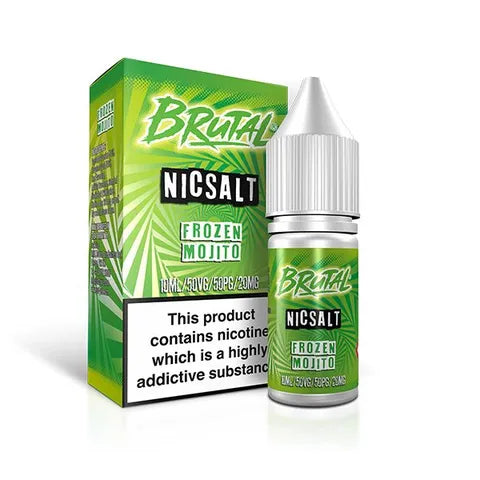 Just Juice Brutal Drinks 10ml Nic Salt E-Liquid Frozen Mojito