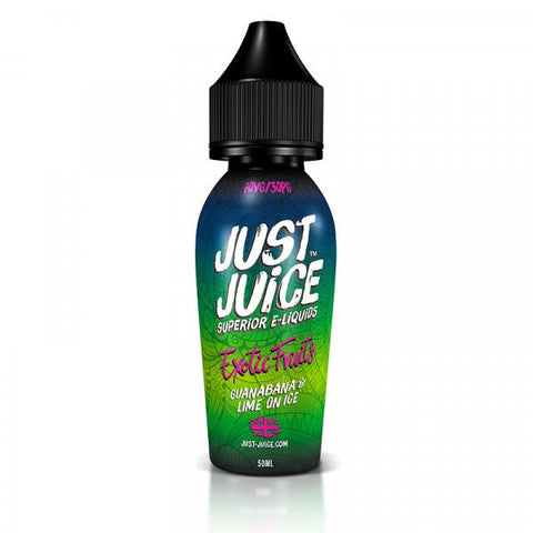 Just Juice Exotic Fruits 50ml Shortfill E-Liquids Guanabana Lime On Ice
