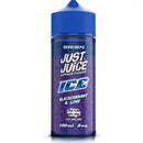 Just Juice ICE 100ml Shortfill E-Liquids Blackcurrant & Lime