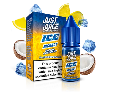 Just Juice ICE Nic Salt E-Liquids Citron & Coconut