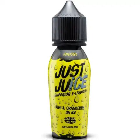 Just Juice Iconic Range E-Liquid 50ml Shortfill Kiwi & Cranberry On Ice
