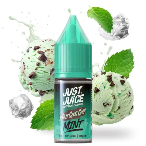 Just Juice Mint 10ml Nic Salt E-Liquid Mint Choc Chip