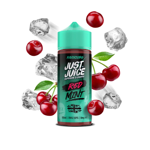 Just Juice Mint 100ml Shortfill E-Liquid Red Mint