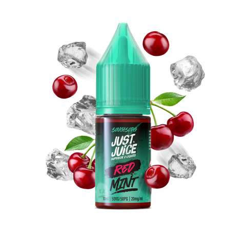 Just Juice Mint 10ml Nic Salt E-Liquid Red Mint