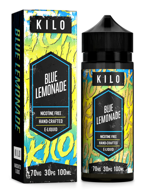 Kilo V2 E-Liquids 100ml Shortfill Range Blue Lemonade