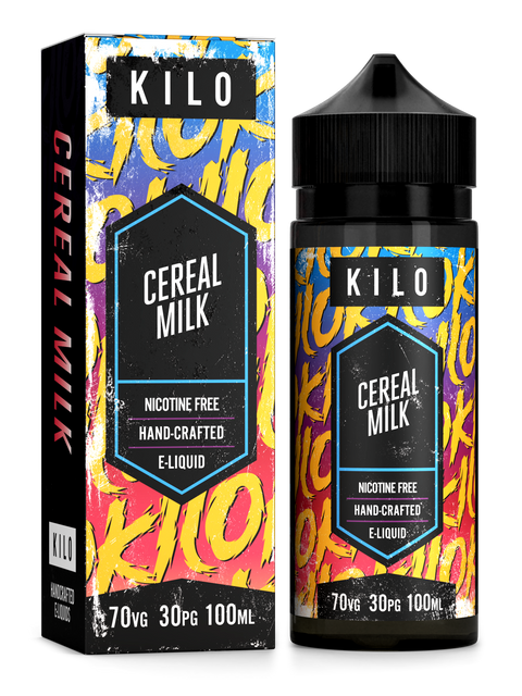 Kilo V2 E-Liquids 100ml Shortfill Range Cereal Milk