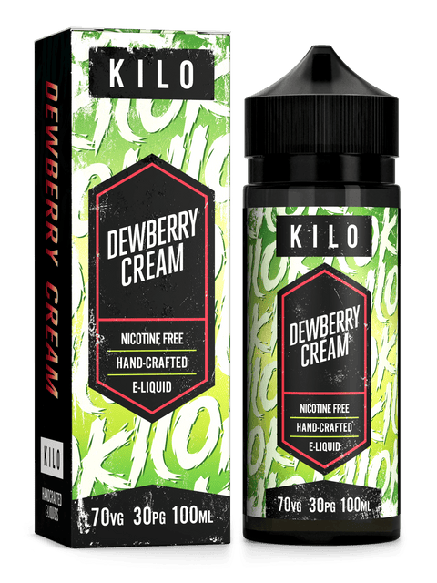 Kilo V2 E-Liquids 100ml Shortfill Range Dewberry Cream