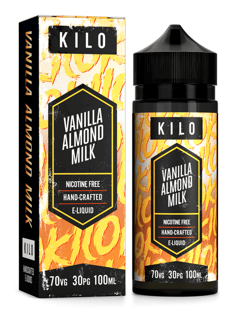 Kilo V2 E-Liquids 100ml Shortfill Range Vanilla Almond Milk