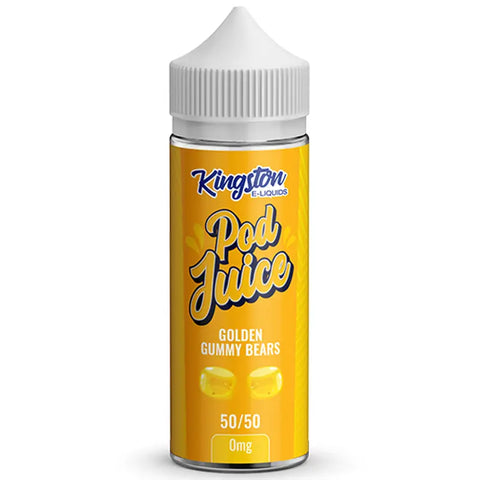 Kingston Pod Juice Golden Gummy Bears 100ml Shortfill