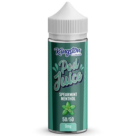 Kingston Pod Juice Spearmint Menthol 100ml Shortfill