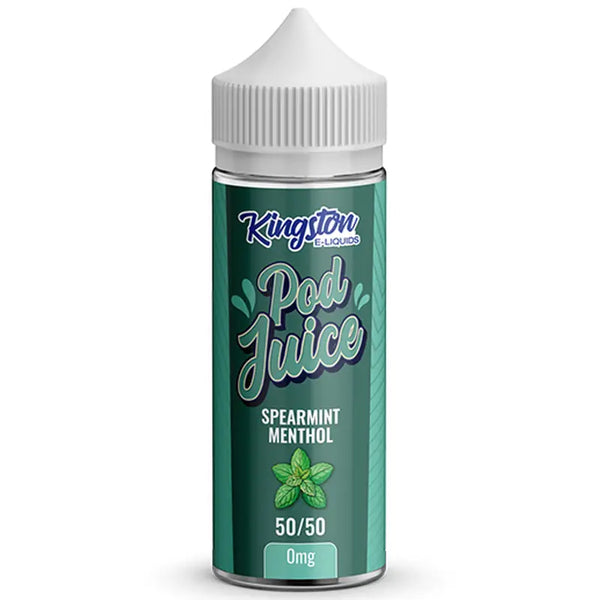 Kingston Pod Juice Spearmint Menthol 100ml Shortfill