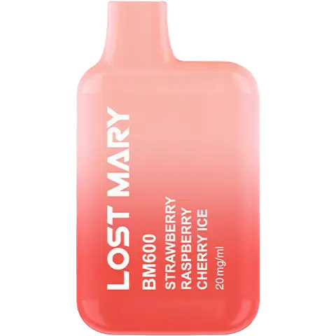 Lost Mary BM600 Disposable Device by Elf Bar Strawberry Raspberry Cherry Ice