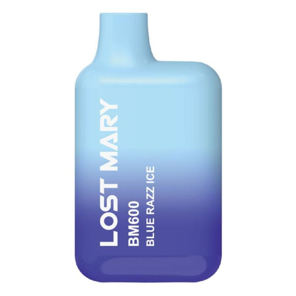 Lost Mary BM600 Disposable Device by Elf Bar Blue Razz Ice