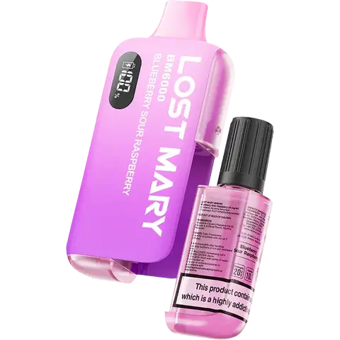 Lost Mary BM6000 Disposable Vape Kit Blueberry Sour Raspberry