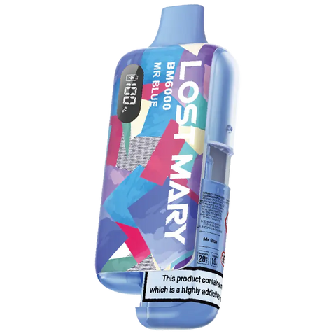Lost Mary BM6000 Prefilled Pod Vape Kit Mr Blue