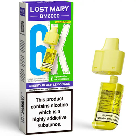 Lost Mary BM6000 Prefilled Pods + Refill Container