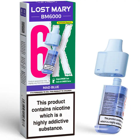 Lost Mary BM6000 Prefilled Pods + Refill Container