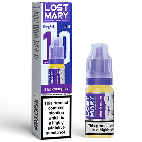 Lost Mary 10ml Nic Salts Blackberry Ice 10mg
