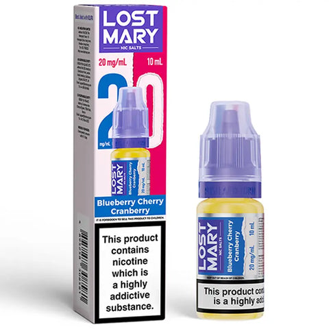 Lost Mary 10ml Nic Salts Blueberry Cherry Cranberry 20mg