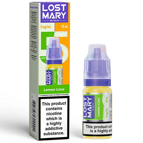 Lost Mary 10ml Nic Salts Lemon Lime 5mg