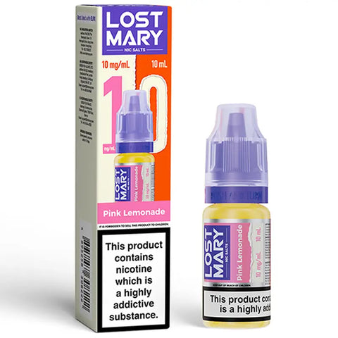 Lost Mary 10ml Nic Salts Pink Lemonade 10mg