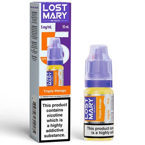 Lost Mary 10ml Nic Salts Triple Mango 5mg
