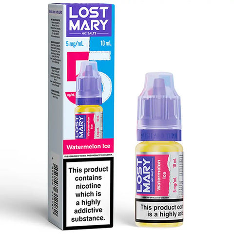 Lost Mary 10ml Nic Salts Watermelon Ice 5mg