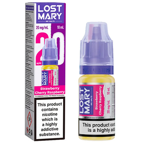 Lost Mary 10ml Nic Salts Strawberry Cherry Raspberry