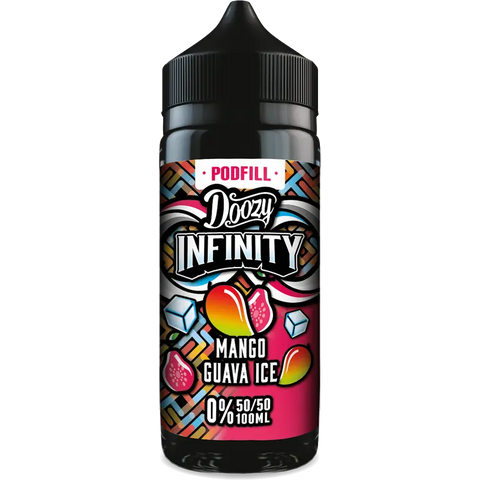 Doozy Vape Infinity Podfill 50/50 100ml Shortfill Mango Guava Ice