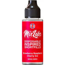 Mix Labs 100ml Shortfill E-Liquid Strawberry Raspberry Cherry Ice